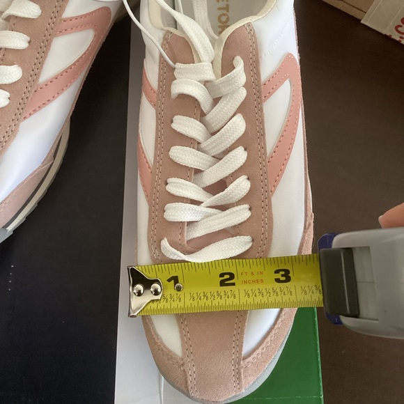 Tretorn Rawlins Blush/White style sneaker - Picture 6 of 6
